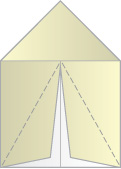 Step 9: Simply fold out the undercarriage as shown to give This fina - Flying Fish Paper Airplane